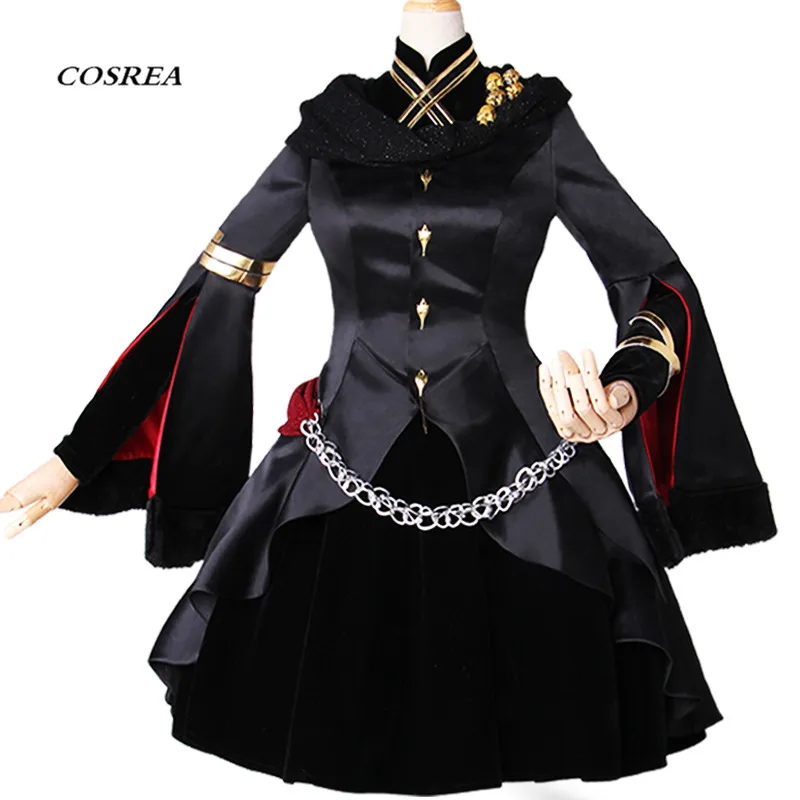 

COSREA FGO Fate Grand Order Косплей Костюм Ereshkigal черный необычный полный костюм костюмы Хэллоуин для взрослых женщин