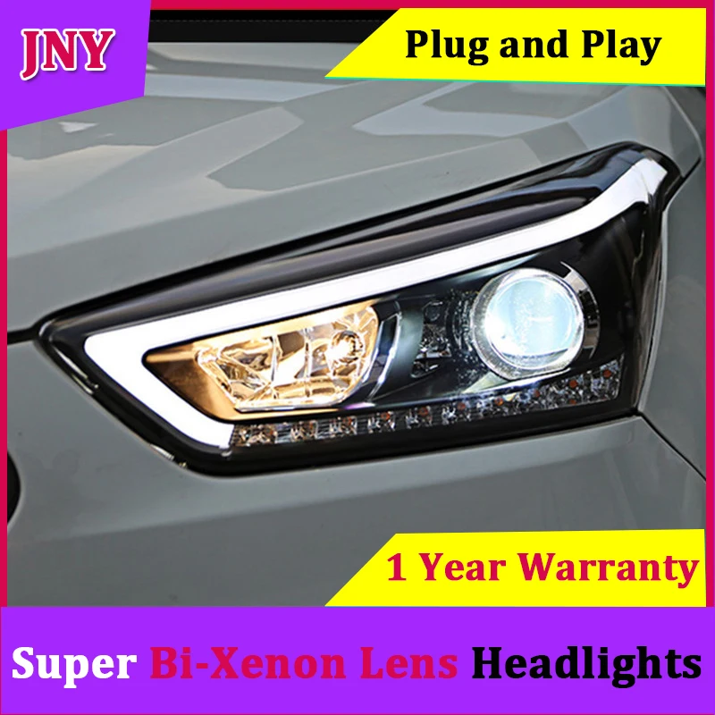 JNY Car Styling Head Lamp For Hyundai Creta IX25 2015 2017 Headlights