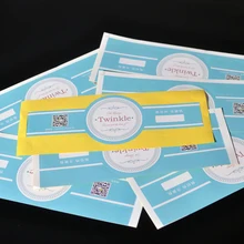 Заказная водостойкая наклейка-этикетка для консервов и Медов упаковочные этикетки