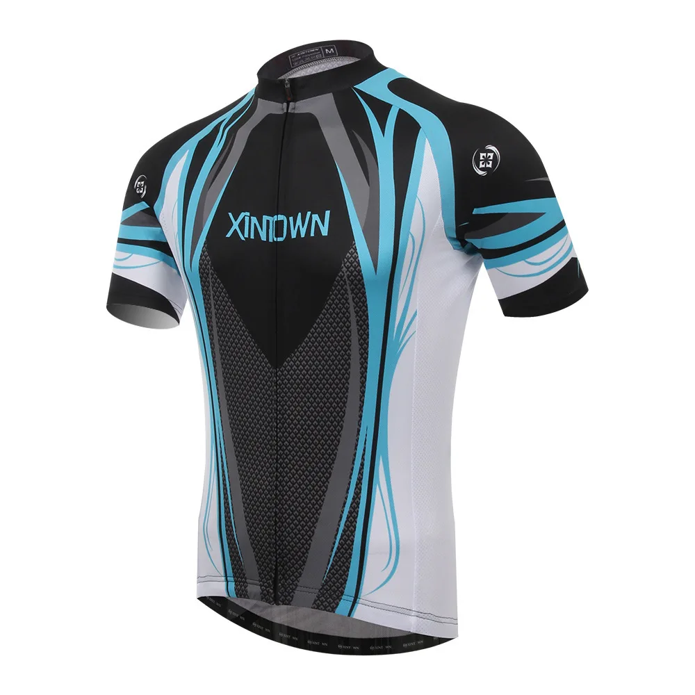 Cycling Jersey Men Summer Short Sleeve Tight Pro Team 2 Color Anti