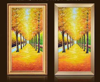 

The Wishing Tree Thick Textured Modern American Style 100% Handmade Modern Abstract Canvas Oil Painting Wall Art Gift