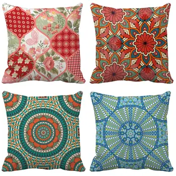 

Ethnic Geometry Cushion Cover 45x45 Simple Home Decor Chair Car Couch Decorative Throw Pillowcase Sofa Cushion Covers 50X50cm