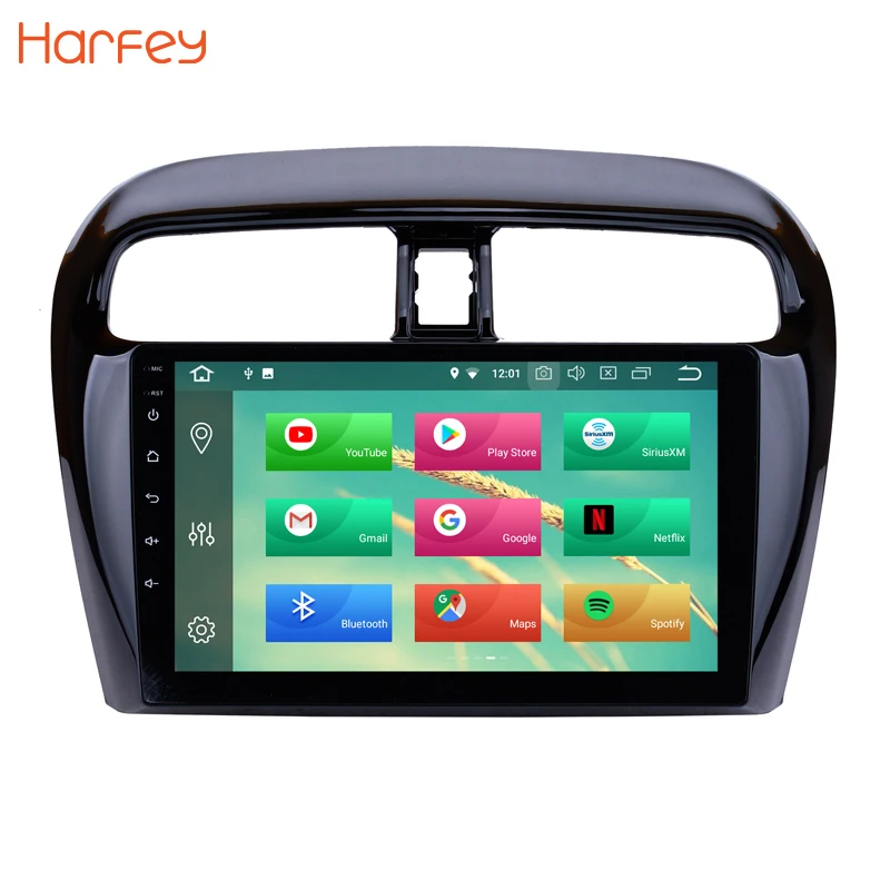 

Harfey 9" Android 8.0/8.1 Head Unit Car Stereo Radio GPS Navigation Multimedia Player For 2012 2013 2014-2018 Mitsubishi Mirage