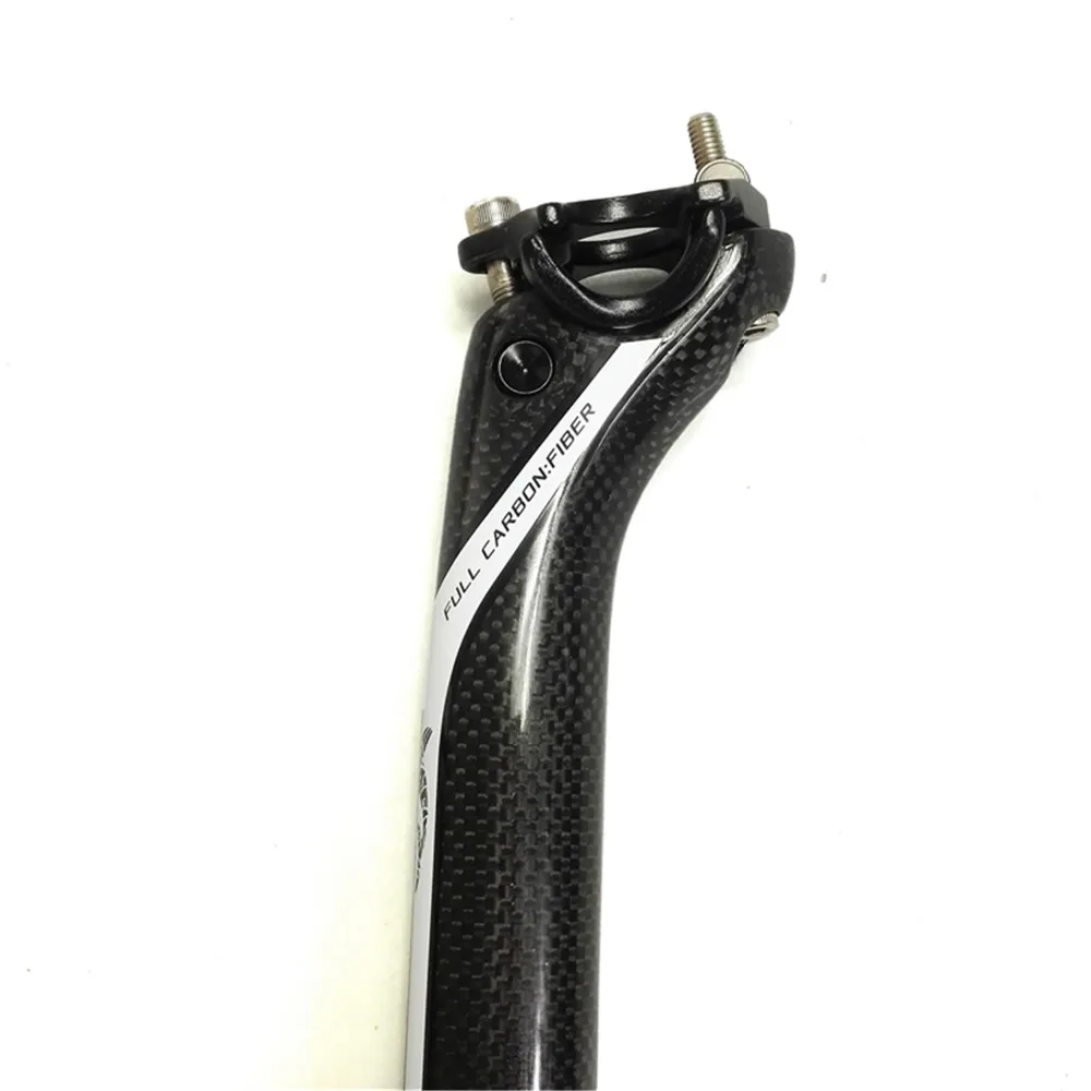EC90 Bicycle Seatpost Carbon Fibre Seat Post 27.230.831.6mm MountainRoad Bike Seatpost MTB Offset Seat Post Green