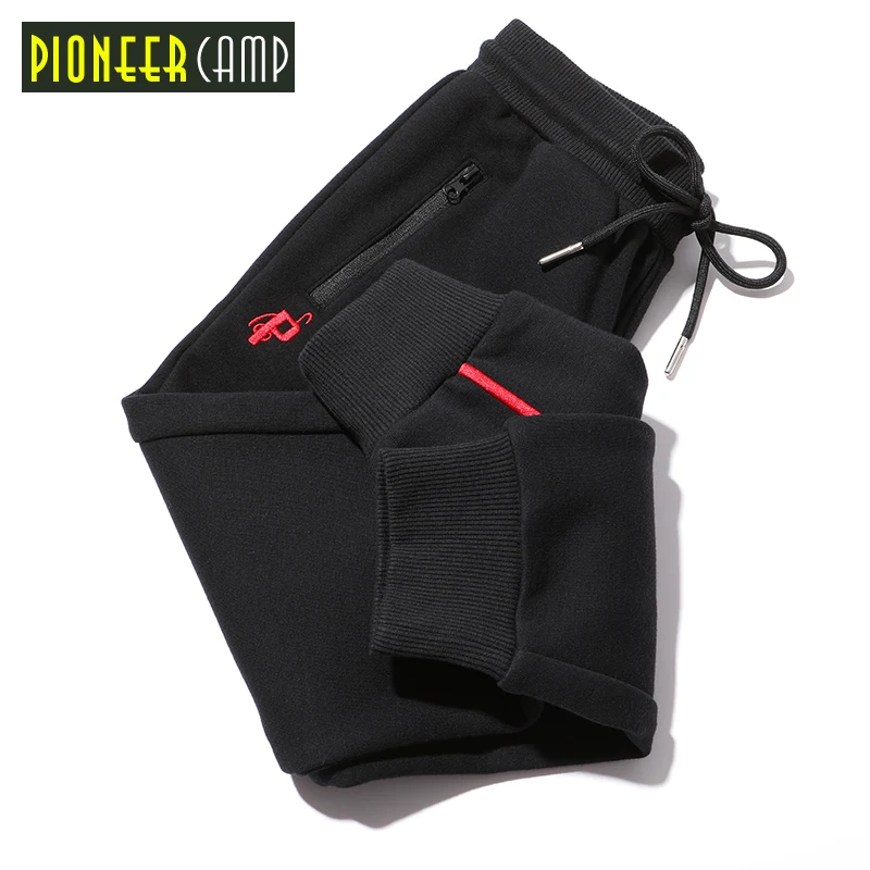 Pioneer Kids 2019 Spring Boys Knit Sweatpants Thicken Pants Embroidered Sports Loose Trousers