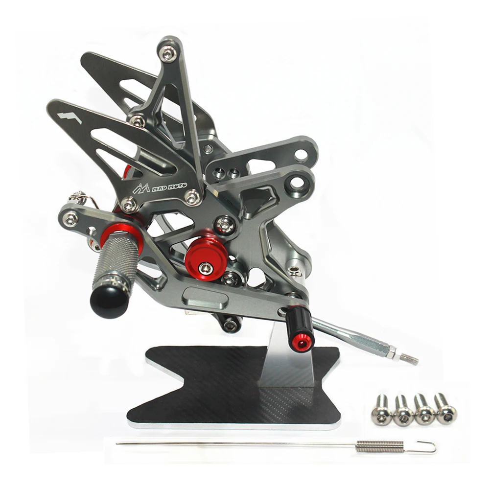 Для Kawasaki ZX6R 2009 2010 2011 2012 2013 CNC Регулируемые подножки для ног Rider Rearset подставка для ног