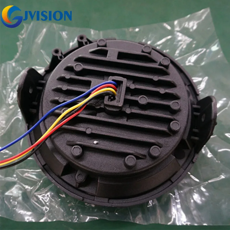 Черная мотоциклетная фара дальнего ближнего света с кольцевым передним