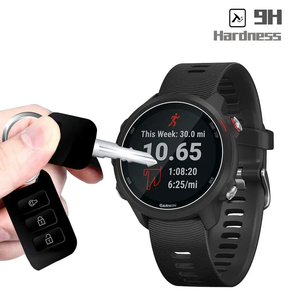 Защитная пленка из закаленного стекла HD для Garmin Forerunner 245/245 M смарт-браслет часы экран прозрачный протектор Аксессуары