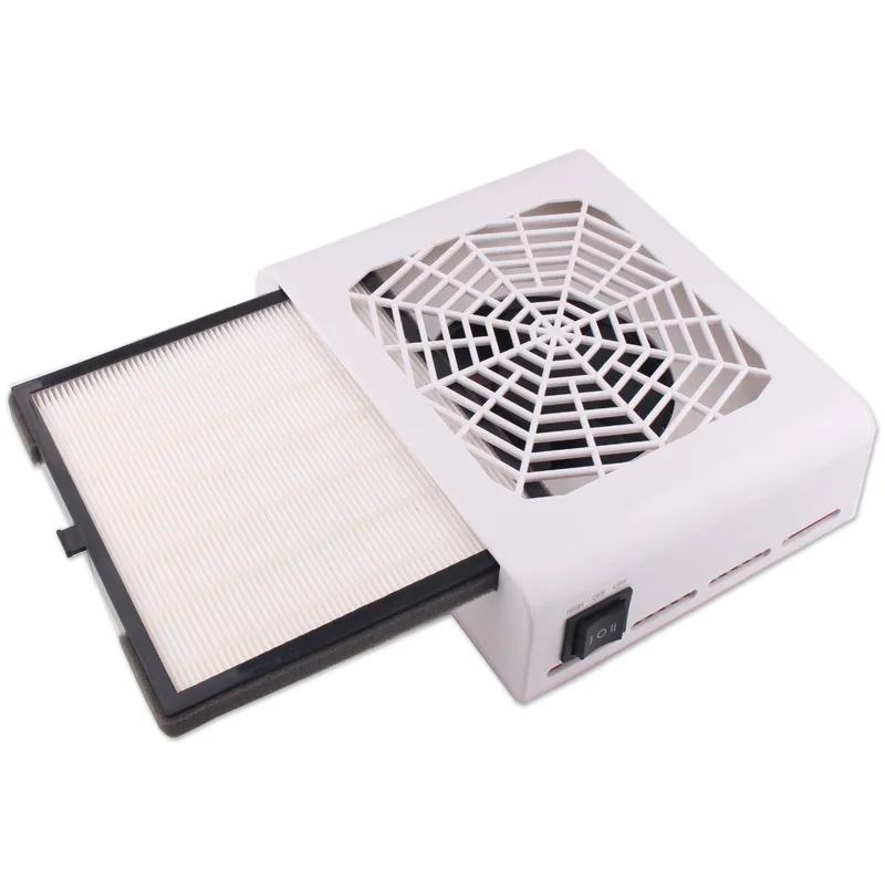 Professional Nail Dust Collector 40W New Strong Power Vacuum Cleaner Manicure Tools Nail Fan Art SalonSuction