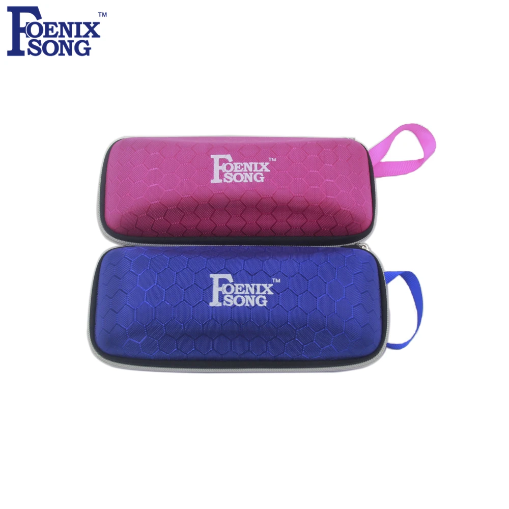 

FOENIXSONG New Men Sunglasses Boxes Blue Rose Eyeglass Case for Women Eyewear Container Cases Zipper Solid Bags Oculos Box CA38