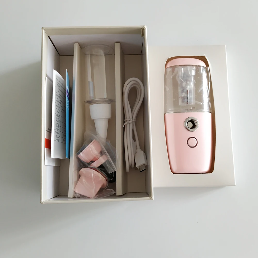 

portable nebulozer Hot Inonic facial Steamer Nano Mist Sprayer Handy Face Hydrating Water Sprayer Skin Care Moisturizer Beauty