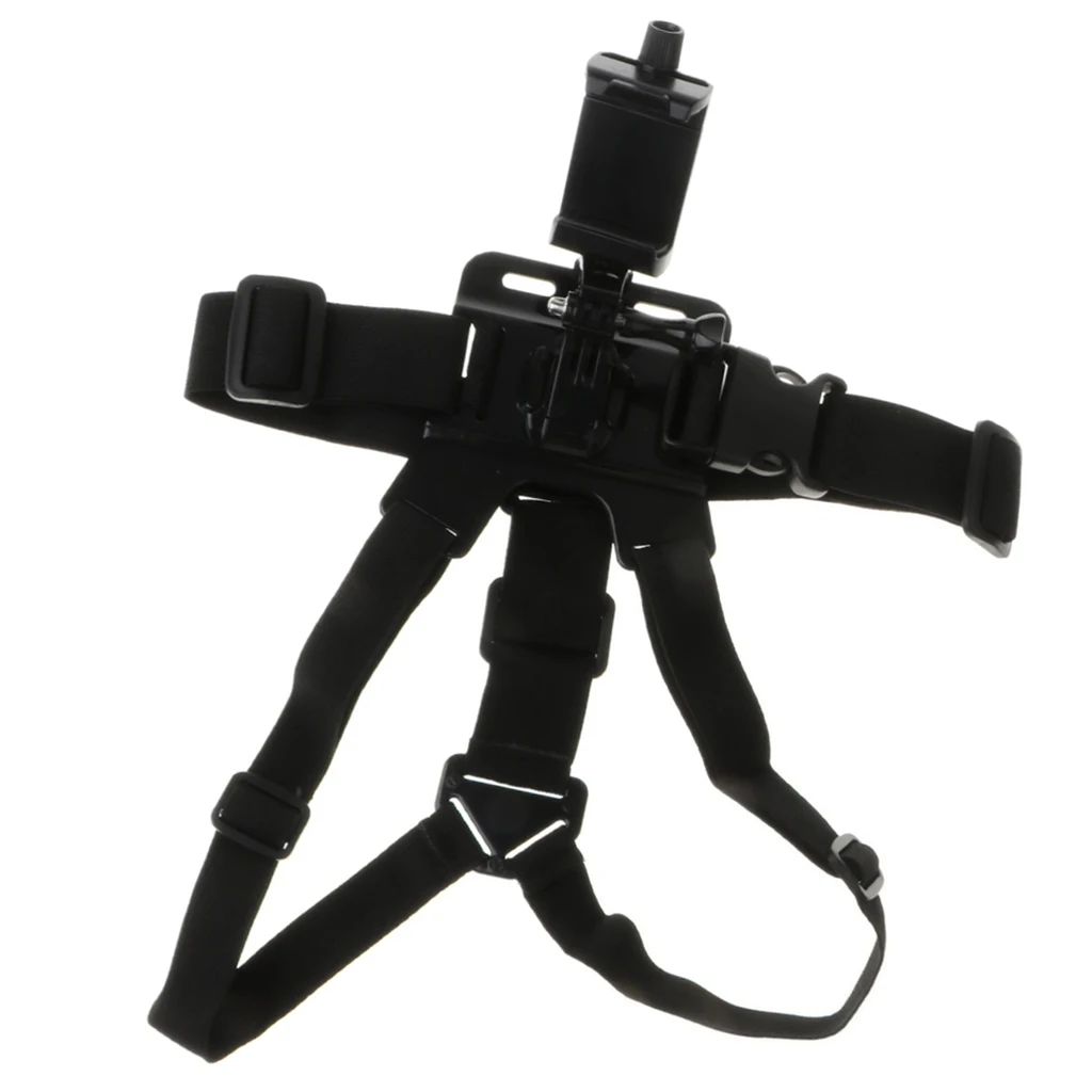 Mobile Phone Chest Mount Harness Strap Holder Cell Phone Clip Action Camera for Samsung iPhone Plus Adjustable straps