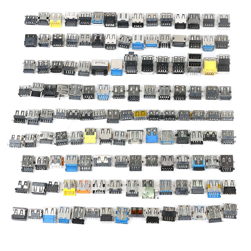 132pcs USB Socket 2.0 & 3.0 Jack Connector Port For Laptop Lenovo Acer Samsung Dell HP Toshiba Sony