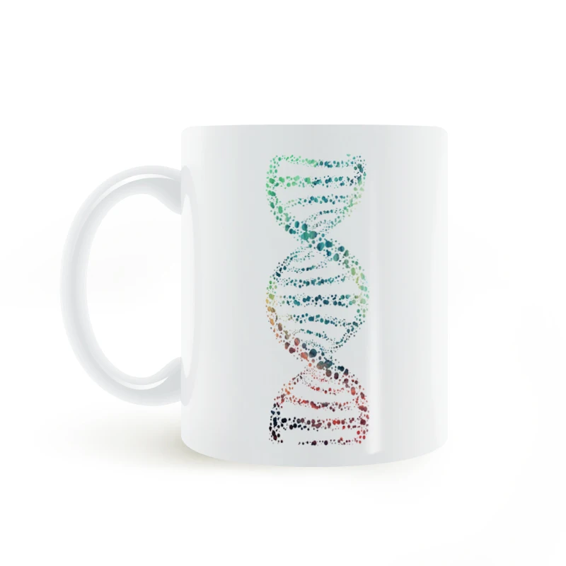 

Science Biology DNA Mug Coffee Milk Ceramic Creative DIY Gifts Home Decor Mugs 11oz T011