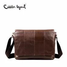 Cobbler Legend Brand 2017 Genuine Leather Bag Men Vintage Shoulder Crossbody Bag Designer Male Handbags For Men High Quality cobbler legend mens handbag shoulder bag for men genuine leather satchel bag vintage crossbody bag business briefcase