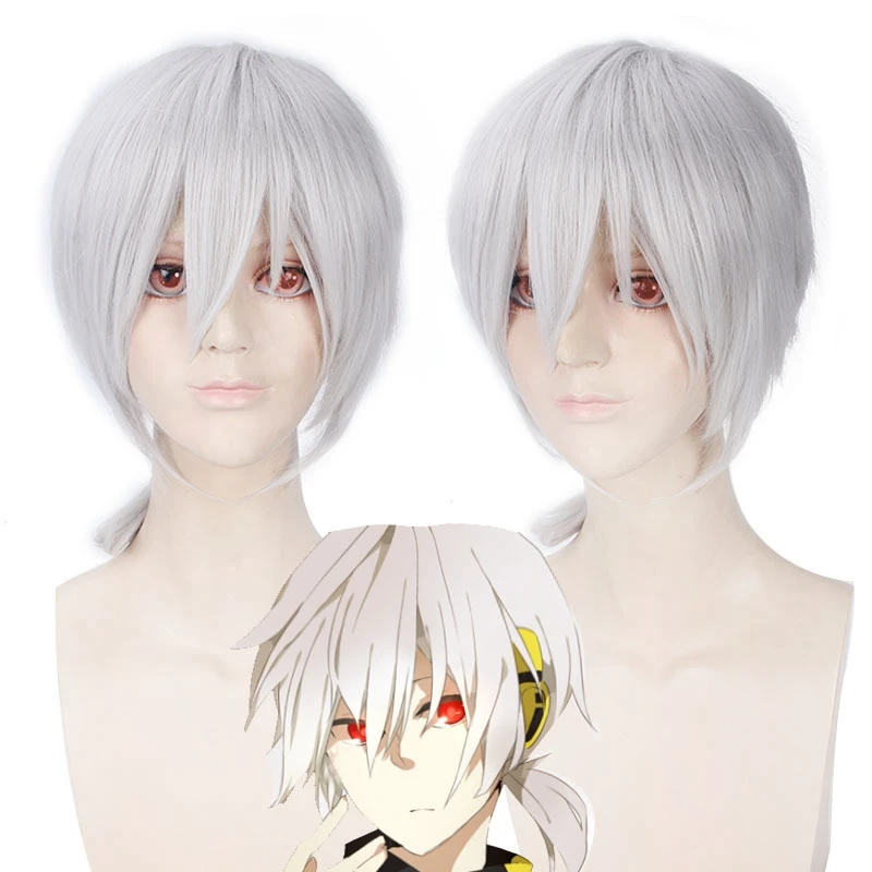 MekakuCity Actors Konoha haruka 35cm Short Straight Cosplay Wigs for