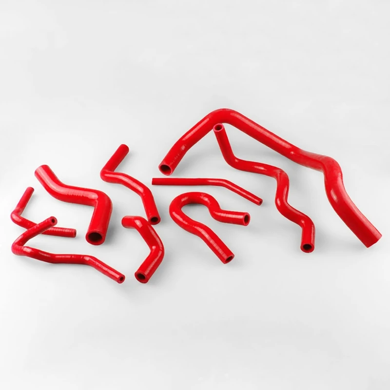 For Honda Civic Civic D15 D16 Eg Ek 92-009Pcs Automotive Silicone Radiator Hose Kit Auto Parts 4.5Mm Thickness