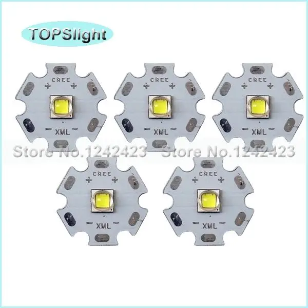 5pcs Xm L2 U2 1a White Light Xml2 Led Emitter Electronic Diy Parts High Power With mm Heatsink U2 Replacement U2 Picturesu2 Products Aliexpress