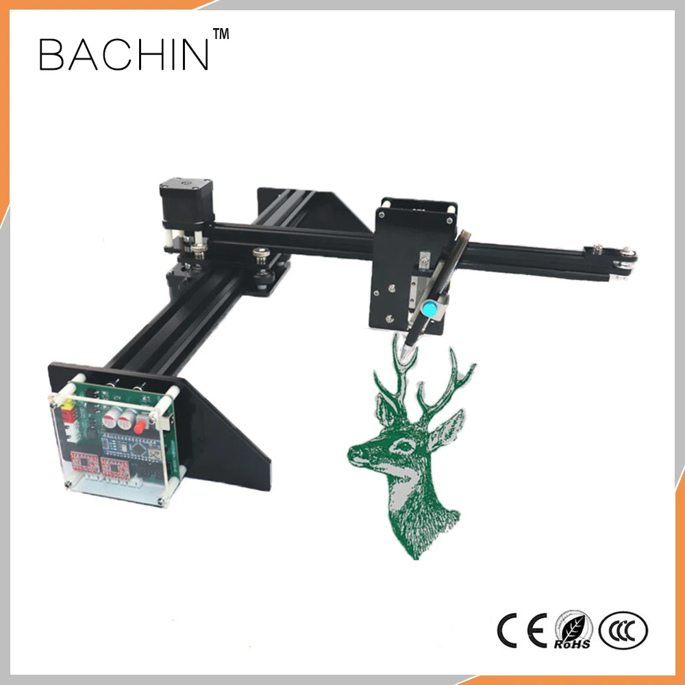 

New DIY Drawing Robot XY Plotter Pen 2039 Desktop Mini Laser Cutter Engraver Machine Portable Woodworking Carving Router