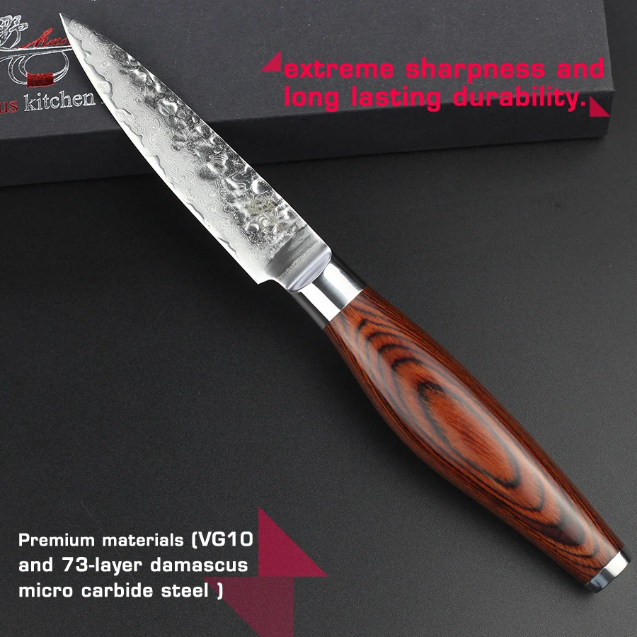 Uncategorized High Quality Kitchen Knives online get cheap high quality kitchen knife aliexpress com 3 5 inch paring damascus knives japanese steel hammer blade small fruit