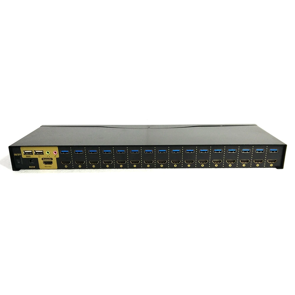 Charmvision HK1601A 16 портов USB HDMI KVM коммутатор с автоматическим сканированием Hotkey