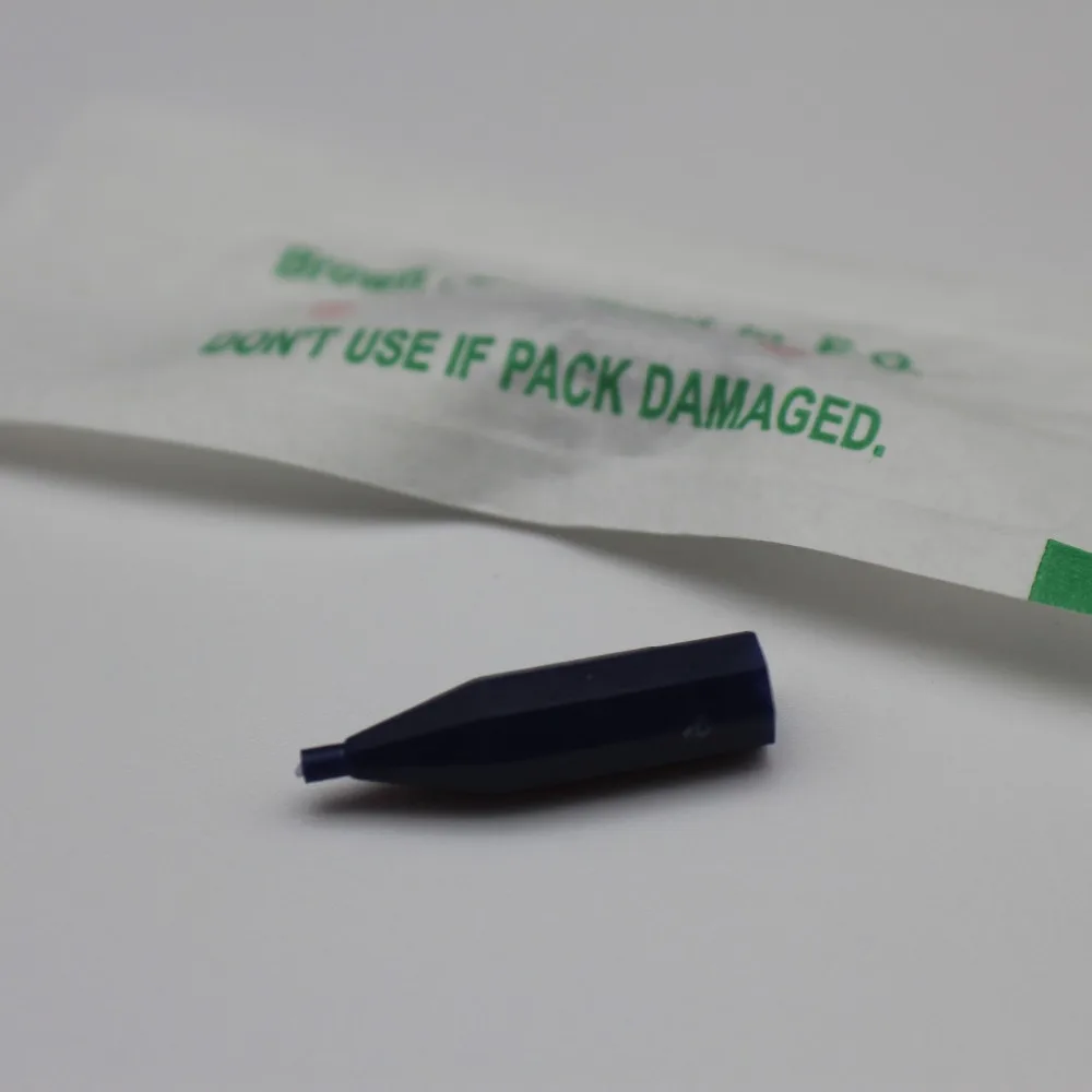 Giant Sun Tattoo Needle Tips Permanent Makeup Caps Eyebrow Lip Machine Giant Sun Needle Cap tattoo microblading needles disposable tattoo tips 100Pcs 1RL/3RL Individual Packed