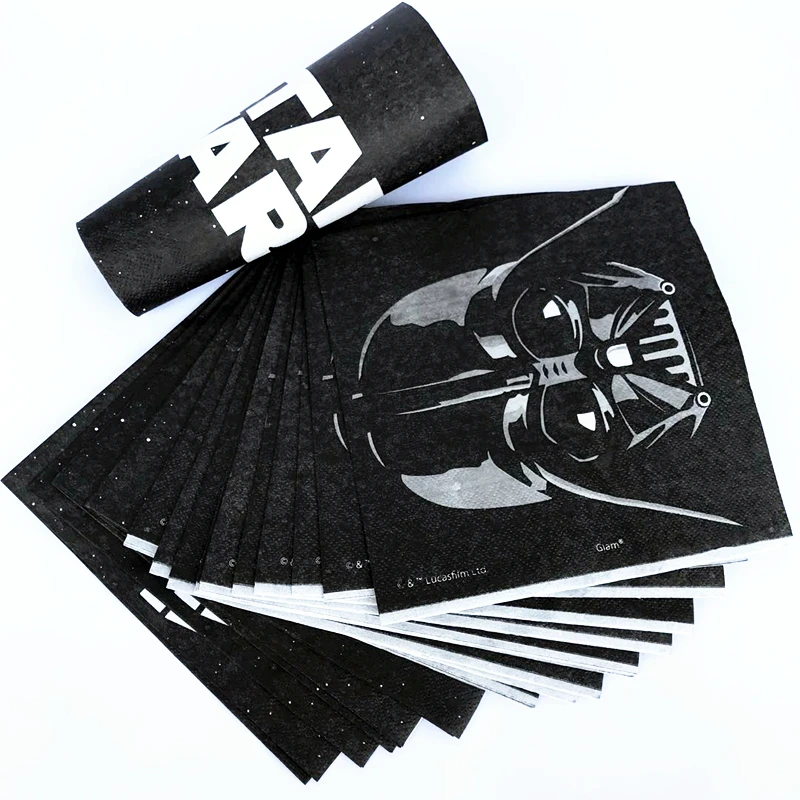 20pcs Star Wars Personalized Napkins Kids Birthday Party Supplies Ideas Star Wars Tissue