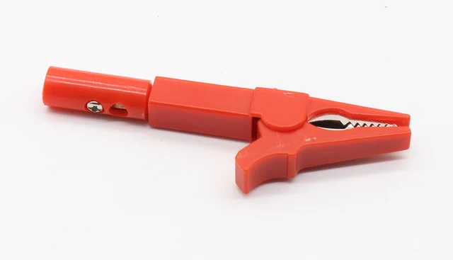 55 MM zacisk szczękowy + wtyk bananowy, sonda testowa z 4mm wtyk bananowy zaciski kablowe -
