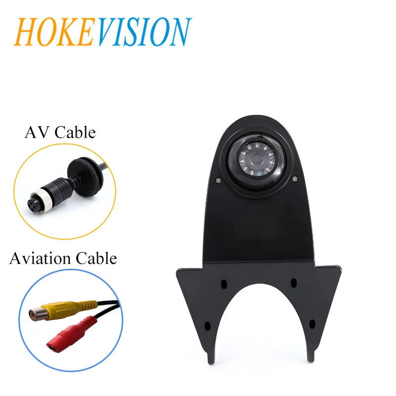 

HOKEVISION RV Car rear camera 18 LED IR Night Vision Waterproof IP68 Backup parking Camera CMOS600tvl