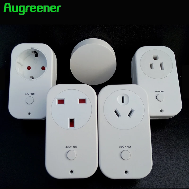 

Augreener Pop Wireless Socket Self-powered 70 m Long Range Remote Control EU US UK plug Outlet No battery Power Socket