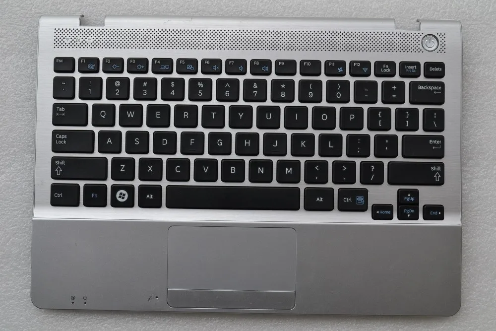 

US/UK/RU layout NEW Keyboard for SAMSUNG NP300U1A NP305U1A black W/ Silver frame Plamrest TouchPad
