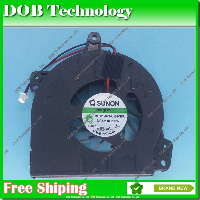 

Laptop CPU Cooling Fan for HP 500 520 530 DFB451005M20T F687-CW SPS-438528-001 AT010000200 KSB0505HA 2 pins