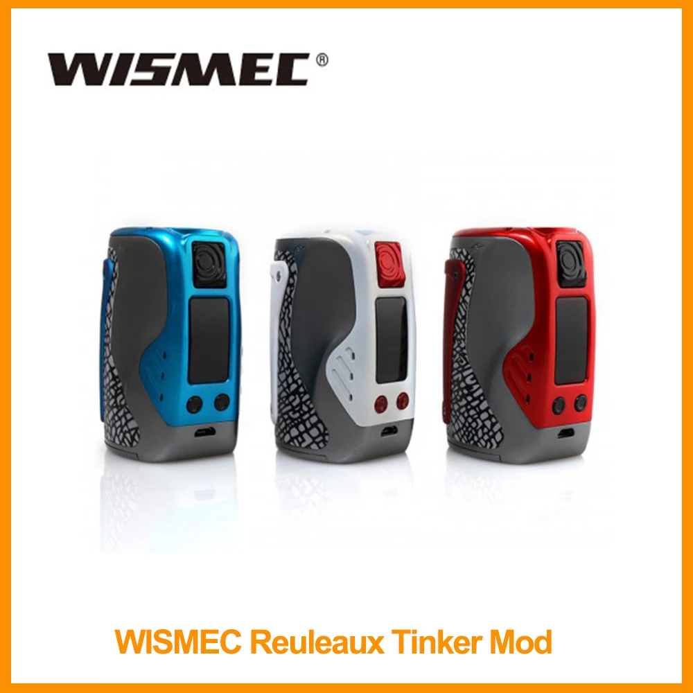 

Original WISMEC Reuleaux Tinker TC MOD Output 300W /TC-Ni/TC-Ti/TC-SS/TCR Mode Vape Box Mod Electronic Cigarette