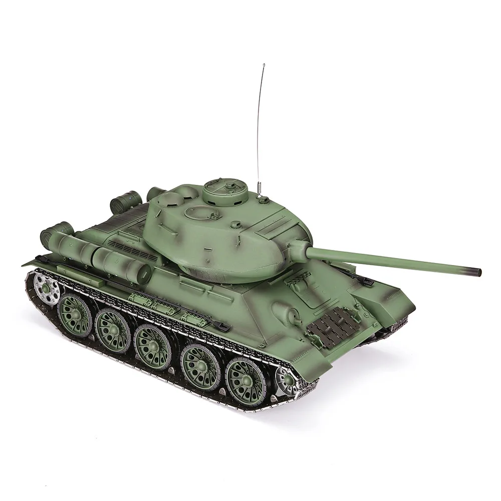 Heng Long 3909-1 1/16 2,4G T-34 Rc автомобиль боевой танк металлический трек ж/звук дым игрушка