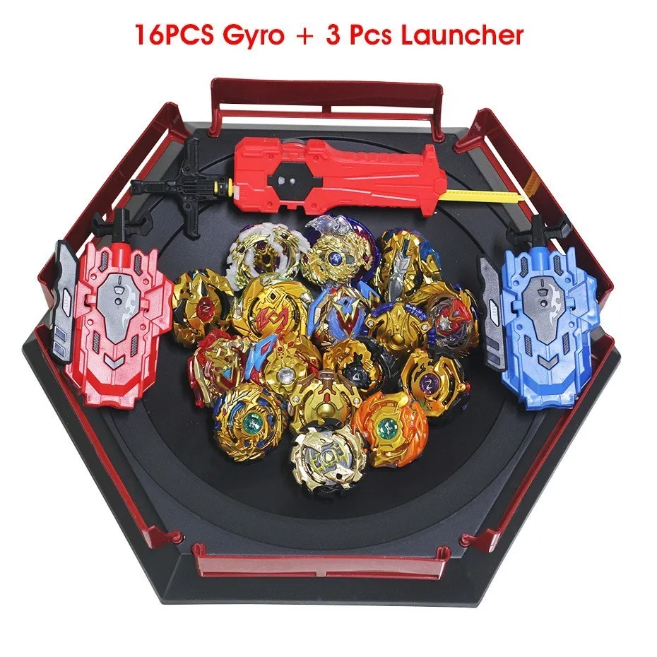 

Beyblade Burst Toys With Handlebar Launcher Starter and Arena Bayblade Metal Fusion God Spinning Tops Bey Blade Blades Toys New