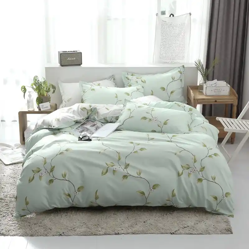 pink and grey kids bedding