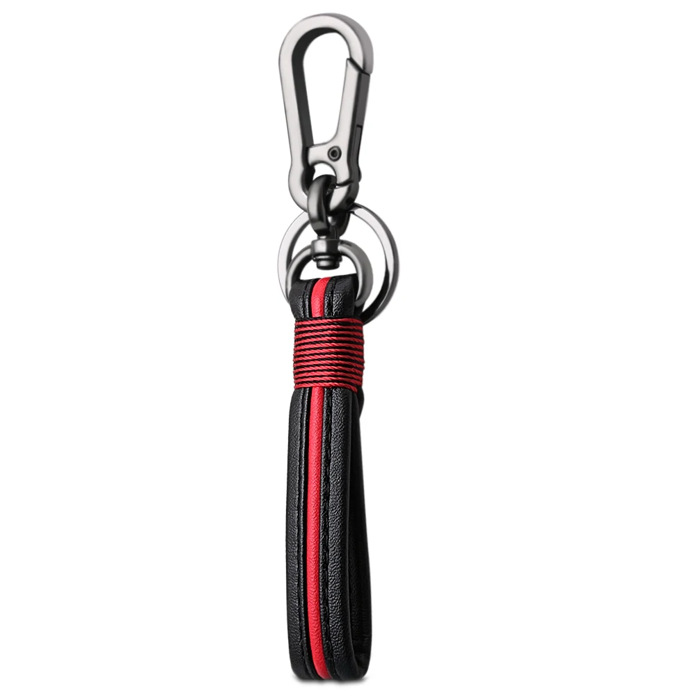

Leather Car Key Ring Keychain Keyring Key Holder For Toyota Corolla RAV4 Subaru XV Chevrolet Cruze Aveo sail Saab Dacia
