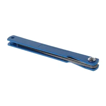 

1Pc High Quality Stainless Steel Feeler Gauge 14 Blade Thickness Gap Metric Filler Measure Tool Car Repair Tool