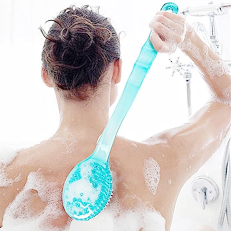 2018 Soft Bath Brusher Handled Cleaning Round Brushes Body Skin Massage