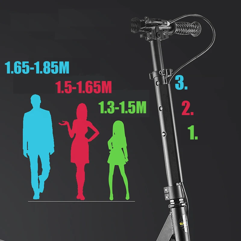 Flash Deal Double Brake System For Adults City Scooter With Disc Brake Or Other Available 4