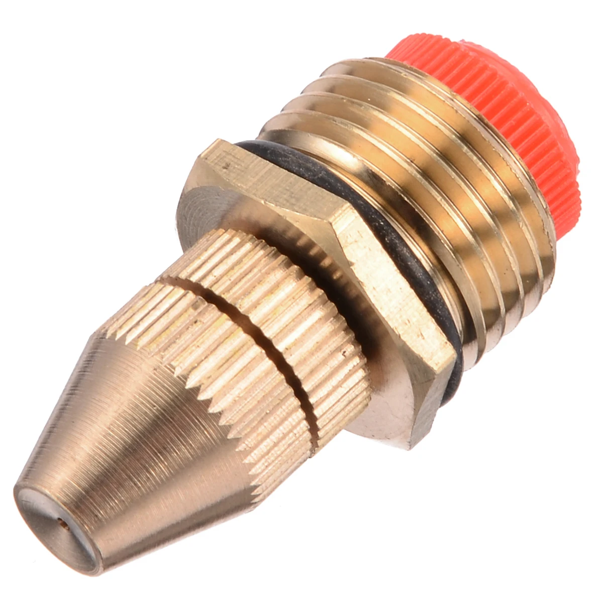 1/2 Inch Brass Water Spray Nozzle Adjustable Garden Sprinkler Lawn Atomizing Water Spray Nozzle Watering Head