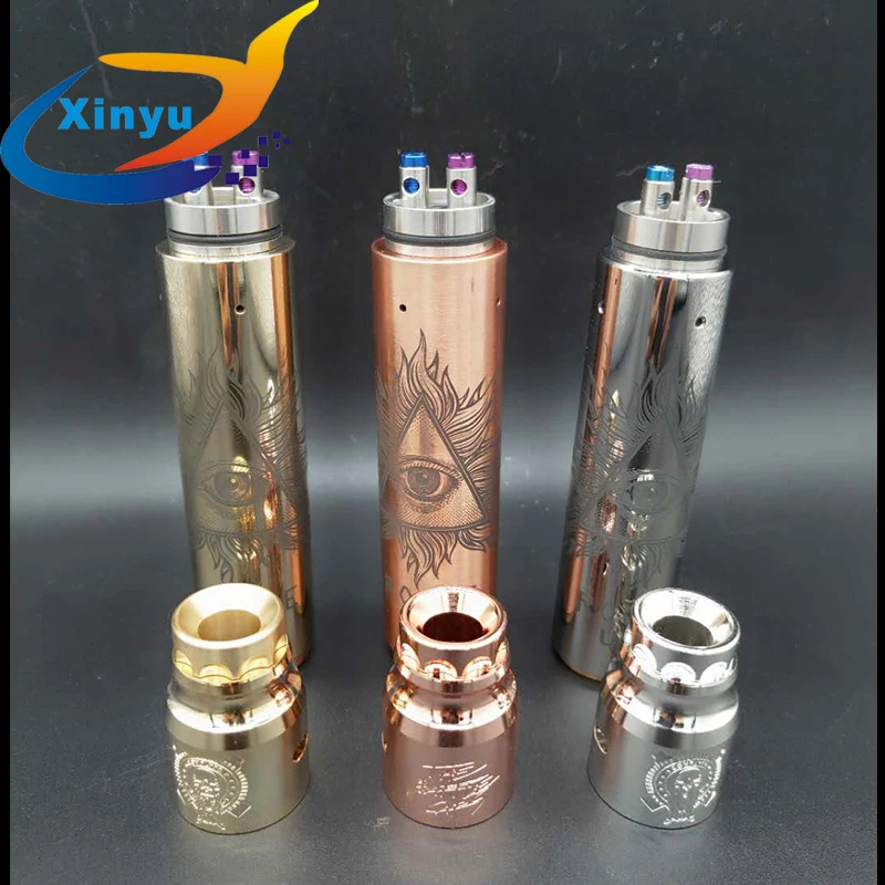 rogue mod kit 18650 battery brass copper Mechanical Vaporizer Vape Mod