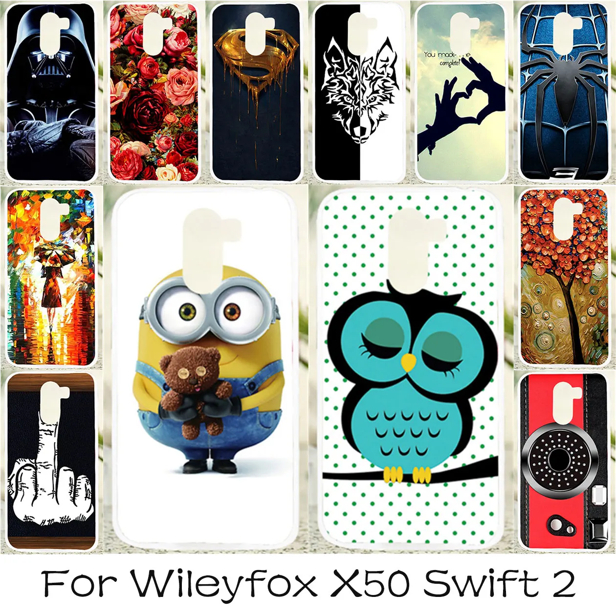 

TAOYUNXI Silicone Plastic Phone Cover Case For Wileyfox X50 wileyfox Swift 2 Swift2 Plus wileyfox Swift 2 Plus Housing Bag Cases