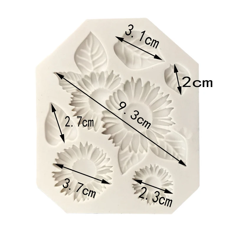 3D силиконовая форма для торта, форма подсолнуха, поддон, коврики, формочки для печенья, свадебные торты, декоративные формы, вечерние формы для выпечки