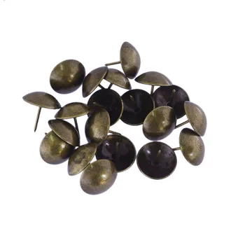 

Pack of 50 Replacement 30 x 30mm Bronzy Antique Upholstery Nails Tacks Studs Ancient Style Furniture Fix