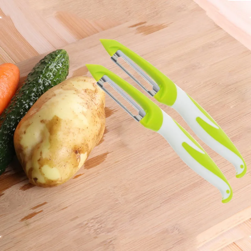 1PC Stainless Steel Peeler Zester Fruit Vegetable Peeler Knife Cutter
