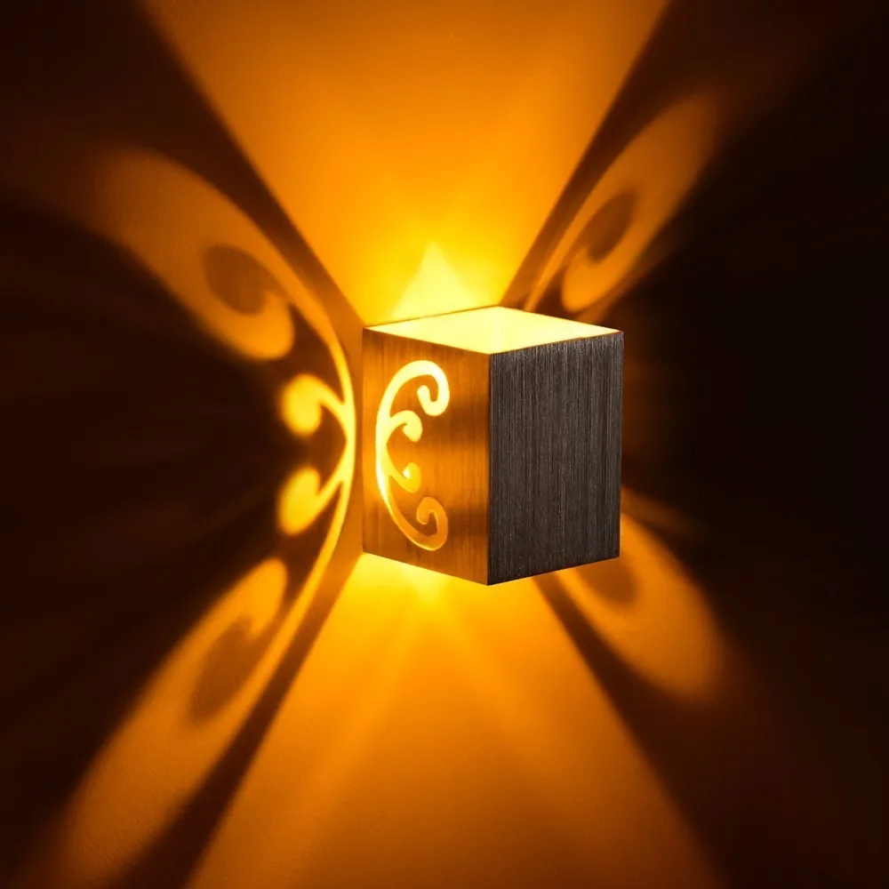 Creative LED Wall Light Butterfly LED Wall Lamp 3W AC85 260V Modern