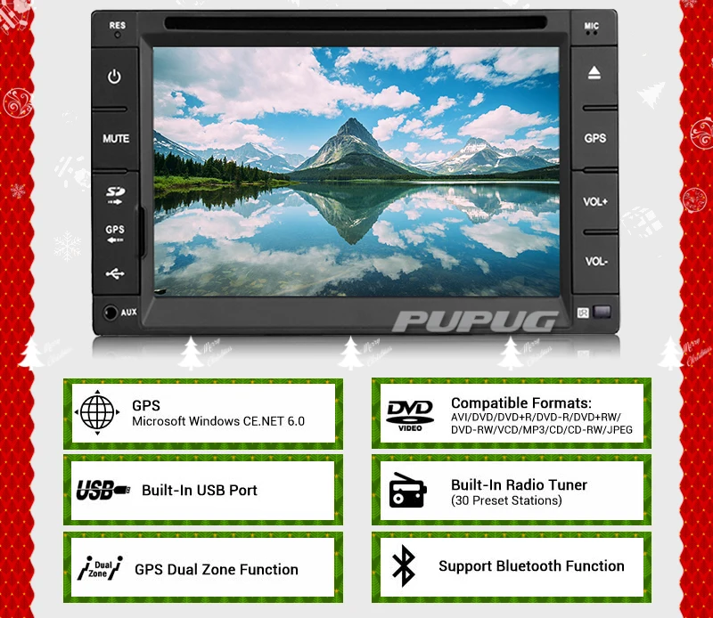 Flash Deal 2 din radio car dvd player gps navigation tape recorder autoradio cassette player for car radio steering-wheel car multimedia 1
