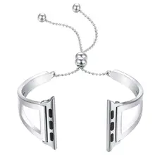 Yooside Нержавеющая сталь часы ремешок для наручных часов Apple Watch серии 3/2/1 38 мм 42 мм запястье Браслет замена ремешок для часов из нержавеющей стали на ремешке