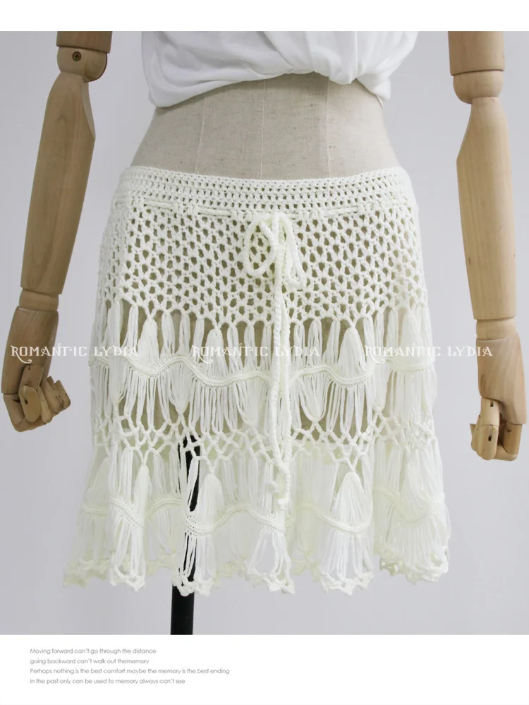 Женская летняя мини юбка Boho с высокой талией, трикотажная короткая складчатая юбка